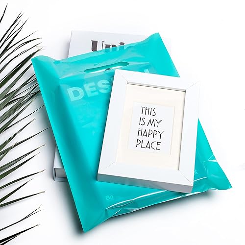 Miniatura 7 de 100 bolsas de 1.5 mil de grosor, 9 x 12 pulgadas, bolsas de agradecimiento con asas extragruesas perfectas para mercancía, pequeñas empresas y venta