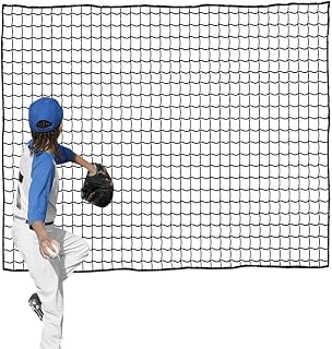 Red de bateo de softbol, red de lanzamiento de softbol,Softbol almacena justo 9.8x9.8ft - Equipo de entrenamiento, accesorios de béisbol, backstop protector -red para niños adultos jóvenes