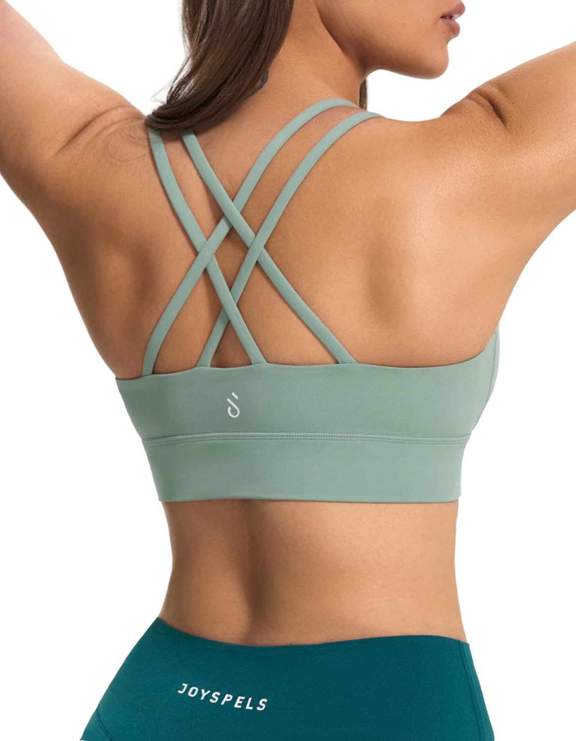 Sports Bras for Women, Soft Workout Tops Yoga Bra | Strappy Crisscross Back, Removable Pads