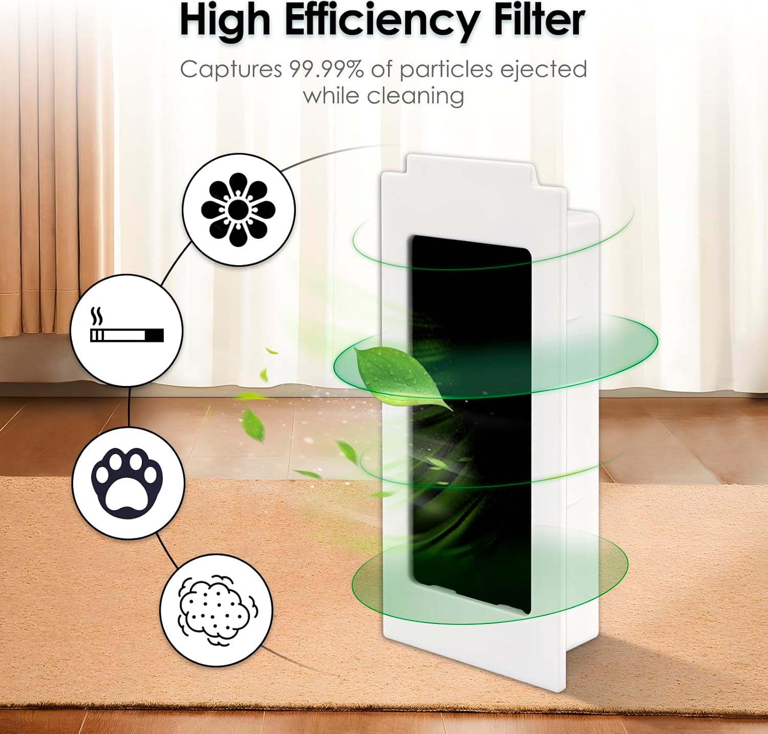 (9 Pack) M12 Pro+ Replacement Parts Compatible with ECOVACS DEEBOT T30 Omni/ T30 Pro Omni/Yeedi M12 Pro+ Robot Vacuum, 1 Roller Brush, 2 Side Brushes, 2 HEPA Filters, 2 Dust Bags, 2 Mop Pads