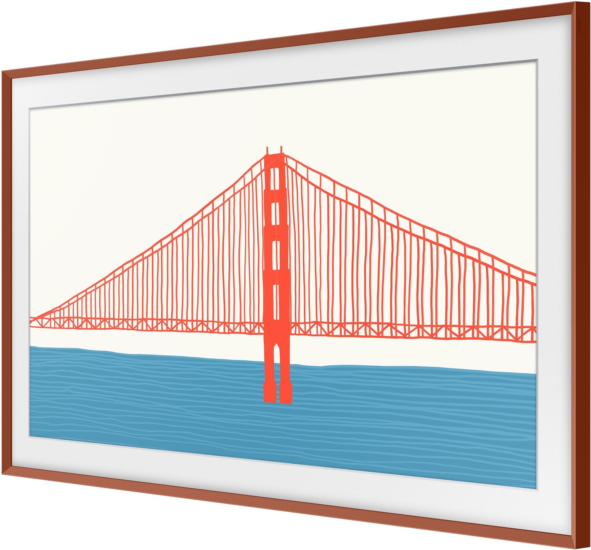 Samsung The Frame 55" (VG-SCFA55TRCXC) in Terracotta, Bevelled