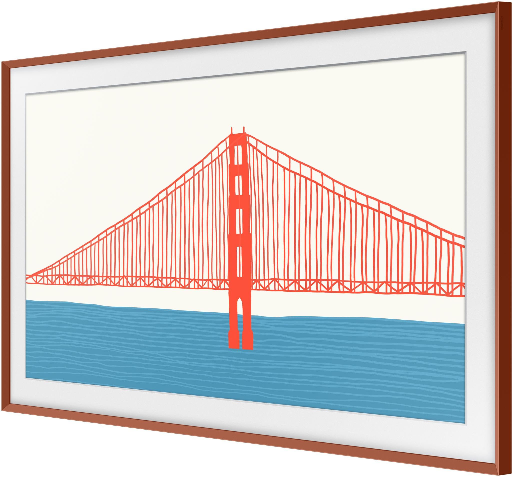 Samsung The Frame 55" (VG-SCFA55TRCXC) in Terracotta, Bevelled