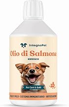 Salmon Oil for Dogs and Cats 500 ml - Natural Supplement Omega 3 and 6 for Hair, Joints and Immune System
