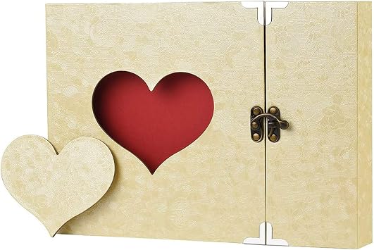 Scrapbook Firbon Handmade DIY Family Photo Albums Couples Memory Book Black Page Scrap Book for Anniversary, Christmas, Valentines Day, Birthday Yellow