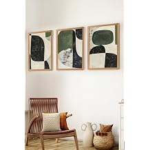 Premium Ah ap  er eveli 3l  Modern  skandinav Bohem Tarz Dekoratif Ev Dekorasyonu Tablo Seti-SET15