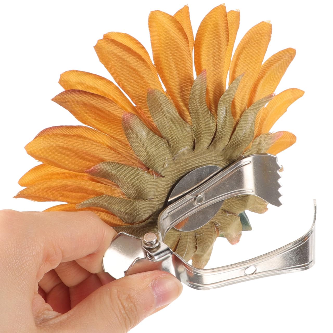 Zerodeko Lot de 6 embrasses de rideaux tournesol en métal