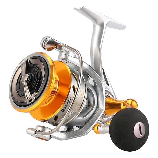 SeaKnight Rapid II Saltwater Spinning Reel, 4.7:1,6.2:1 High Speed, Max Drag 33Lbs, Smooth Fresh and Saltwater Fishing Reel