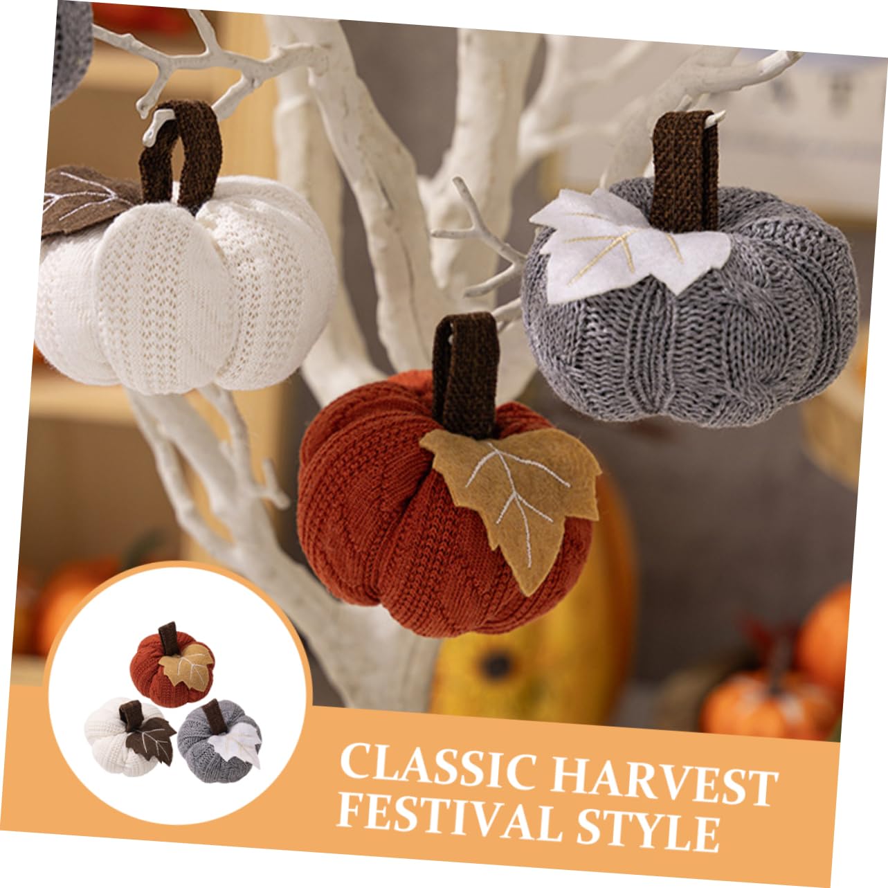 TOPBATHY 15 Pz Ciondolo Zucca Ornamento Di Zucca Artificiale Decorazione Autunnale Della Mini Zucche Di Halloween Cadono Zucche Artificiali Mini Statuina Di Finto Frutto