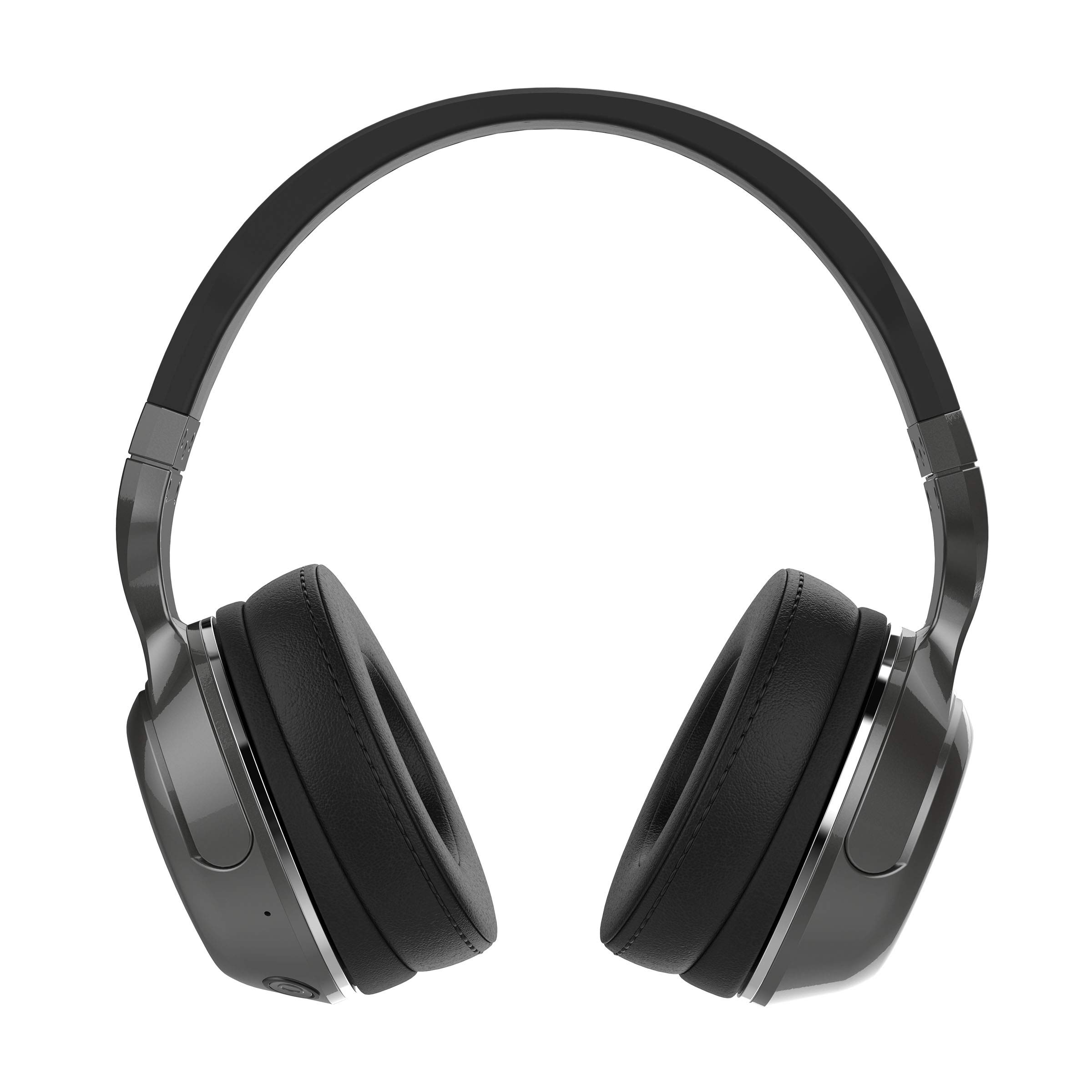 Skullcandy Hesh 2 Wireless Over-Ear Bluetooth Headphones for iPhone and Android with Microphone / 15 Hours of Battery Life/Great for Music, School, Workouts, Travel, and Gaming - Silver/Black