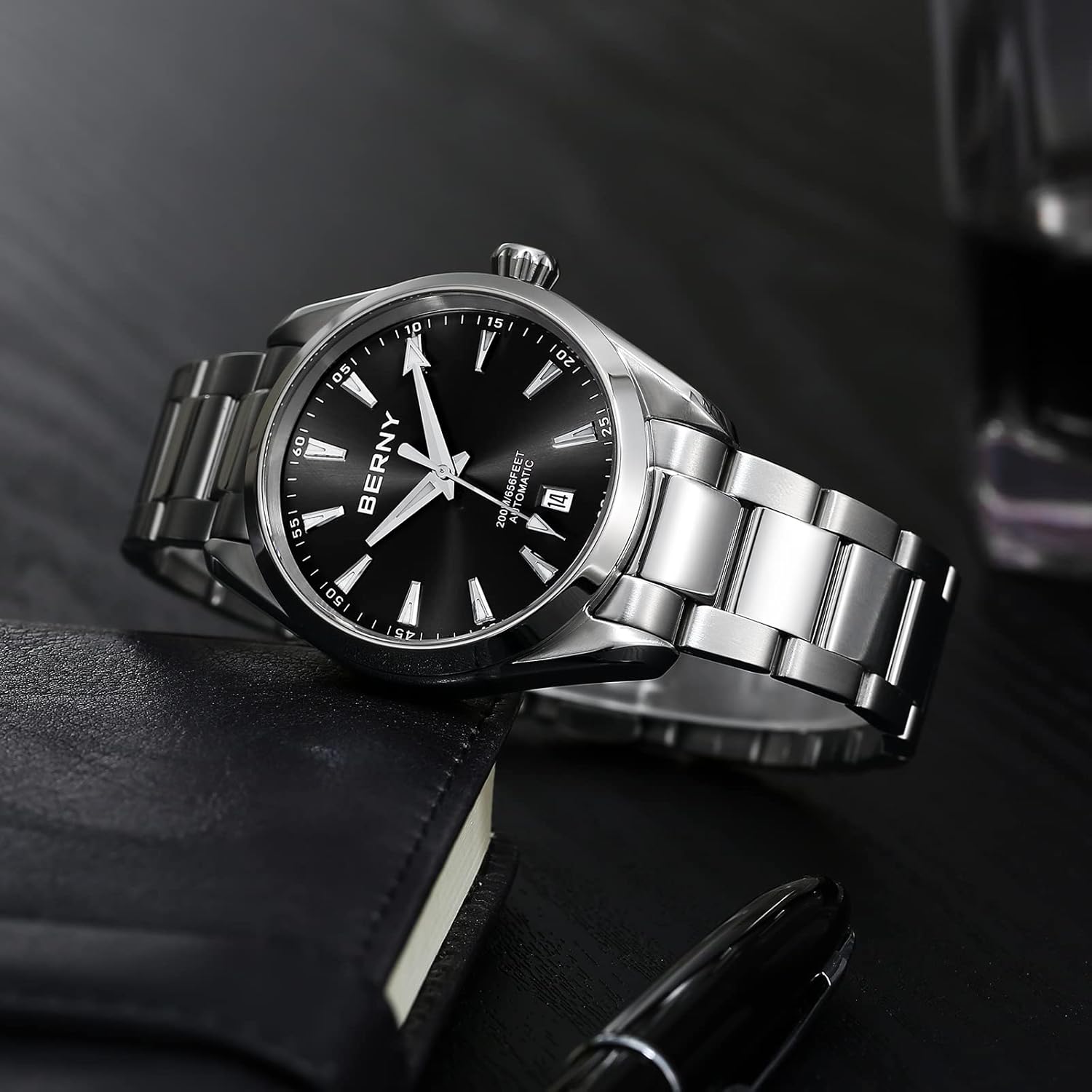 BERNY Men's Automatic Watch NH35 Movement, 20ATM Trinidad and