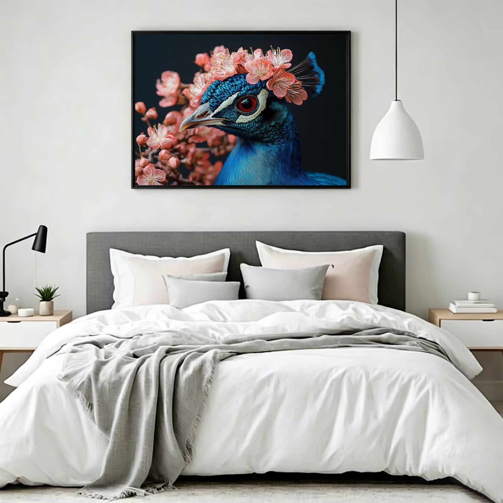 Puzzle 2000 Pezzi Fiori Puzzle Classici per Gioco Familiare, n-293 | Impossibile Puzzles, Intrattenimento Creativo, Rilassamento e Intelligence, Regalo per Amore e Amico, Decorazioni Casa, Paone