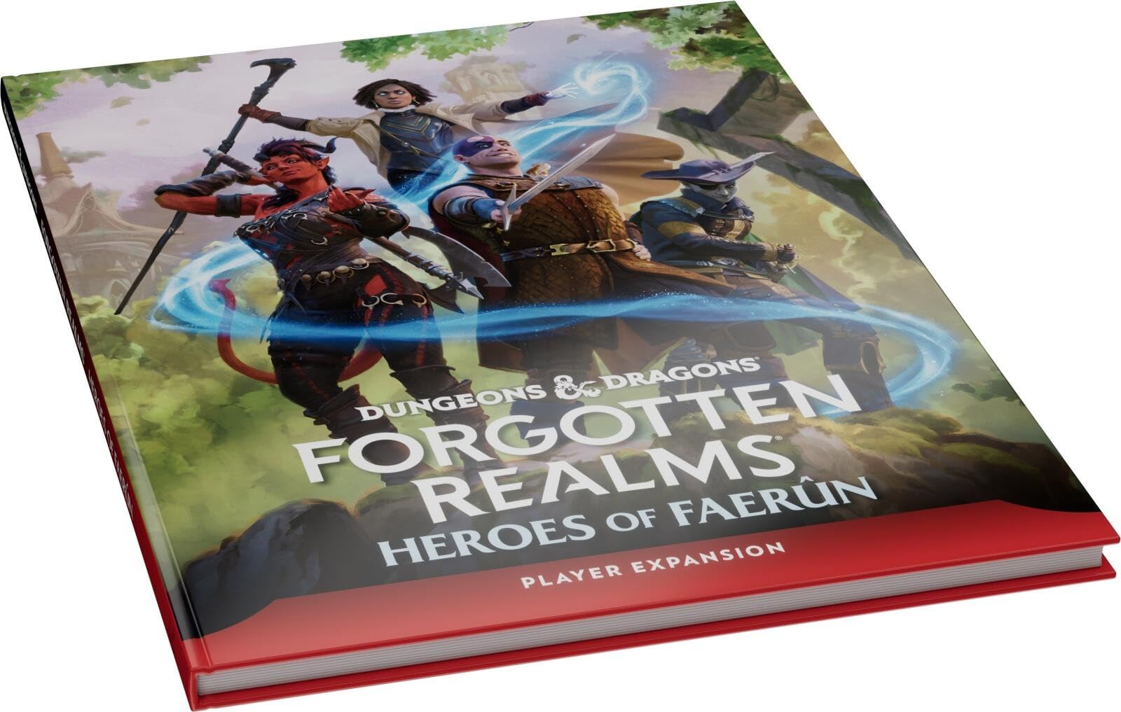 Wizards of The Coast | D&D Dungeons & Dragons Forgotten Realms Heroes of Faerun Player Expansion Tapa dura