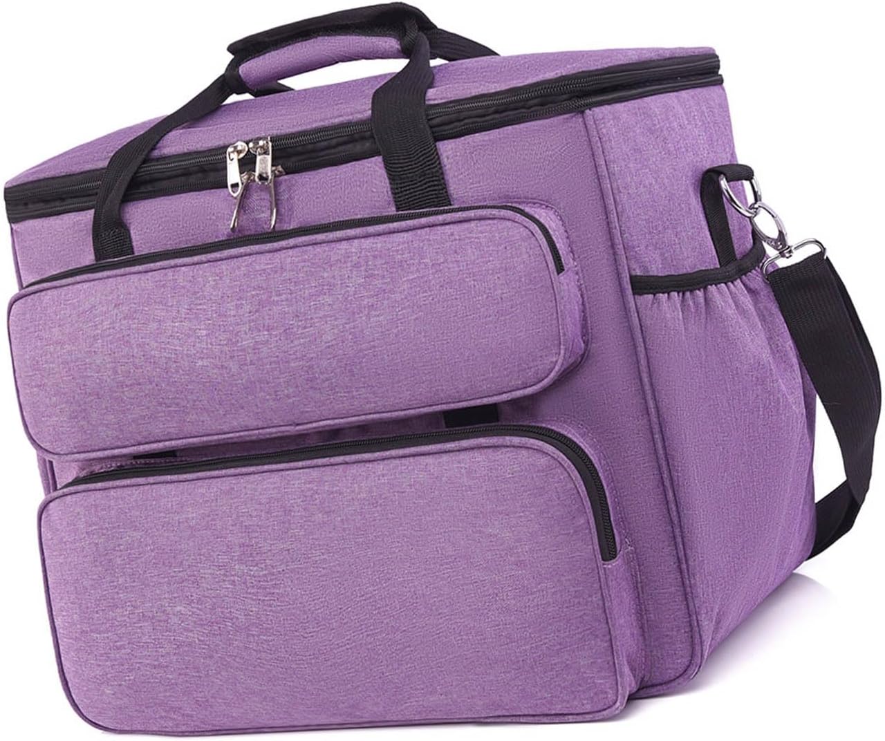 ポータブル折りたたみ縫製ツールケース マルチポケットとショルダーストラップ付き トラベルクラフトアクセサリー 手作りクラフトオーガナ