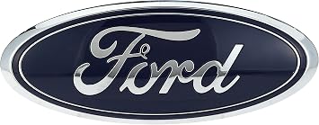 Genuine Ford AA8Z-9942528-A Nameplate, DARK BLUE, 9 x 3.5 INCHES