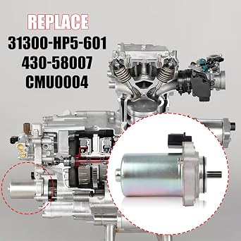 RANSOTO 31300-HP5-601 Power Shift Control Motor Compatible with 2007-2021 Honda Rancher 420 TRX420 TRX500 FourTrax Foreman SXS Pioneer 500 1000 Replace 430-58007 CMU0004