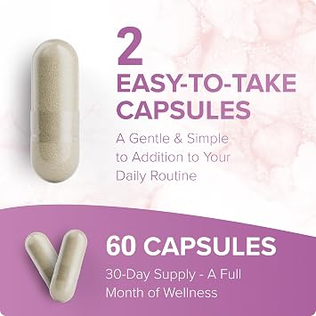 Rosabella Saffron Blend Supplement for Men & Women Saffron, B6, Magnesium & Herbal Extract Capsules Supports Mood, Focus & Clarity Non-GMO, Gluten-Free 60 Capsules 30-Day Supply