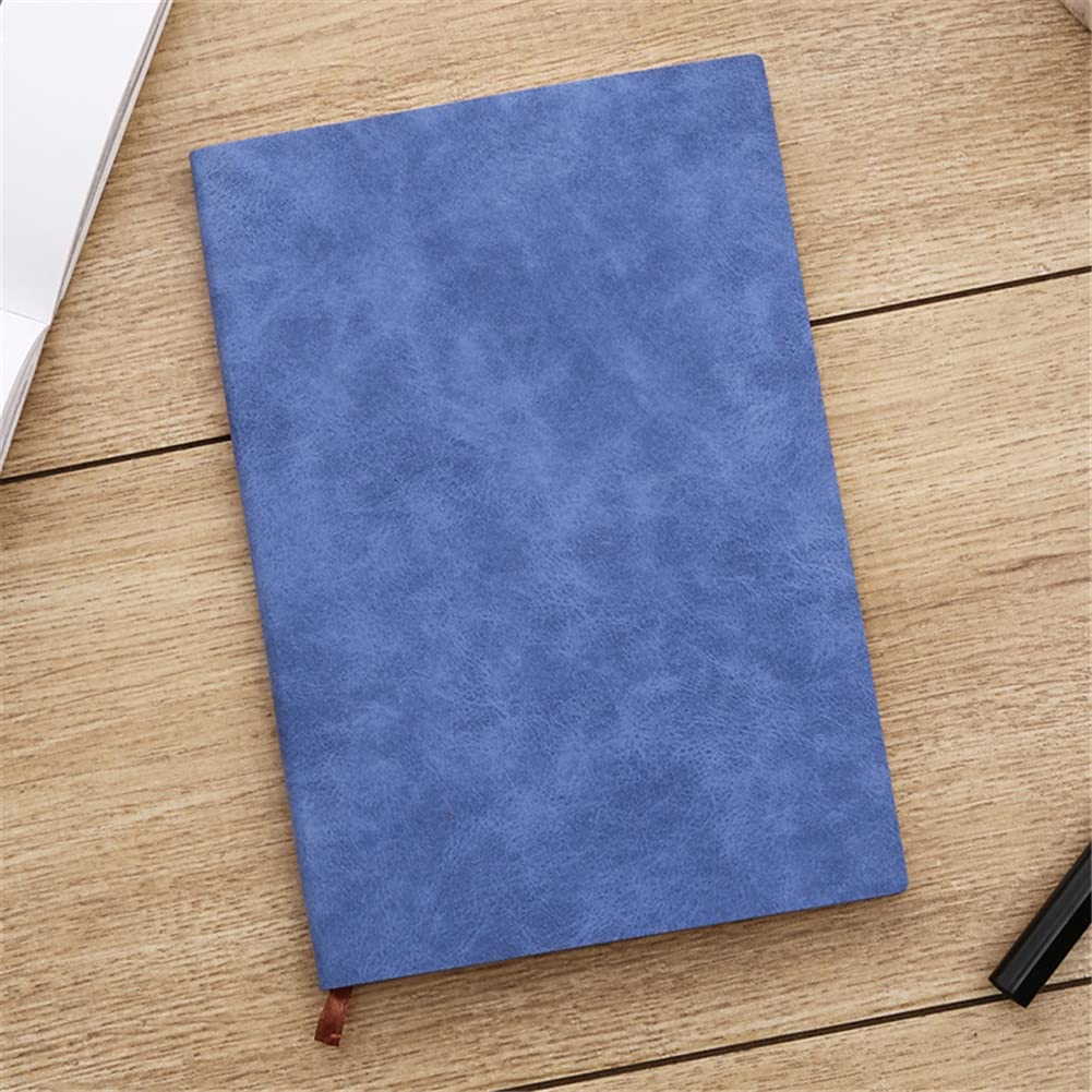 Cuadernos Vintage de Pu con hebilla, papelería, reuniones de negocios, trabajo, suave, grueso, sencillo, diario para adolescentes (estilo a)