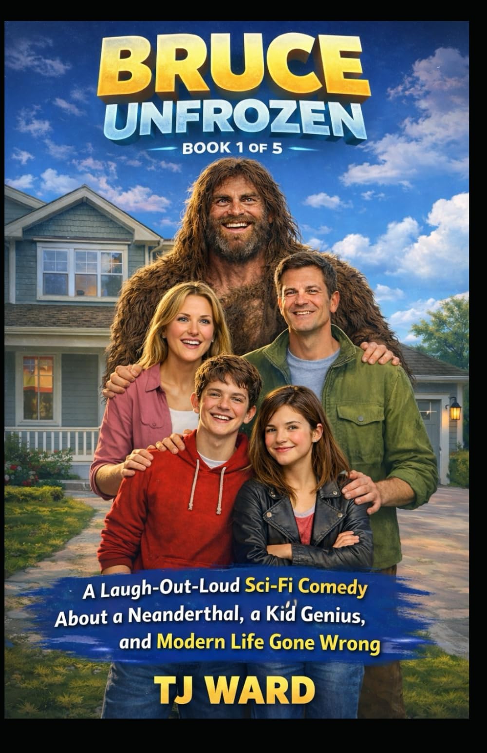 Bruce Unfrozen: A Laugh-Out-Loud Sci-Fi Comedy About a Neanderthal, a Kid Genius, and Modern Life Gone Wrong