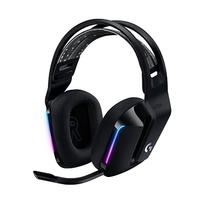 Logitech G G733 Casque Gamer Sans Fil Lightspeed avec Bandeau de Suspension