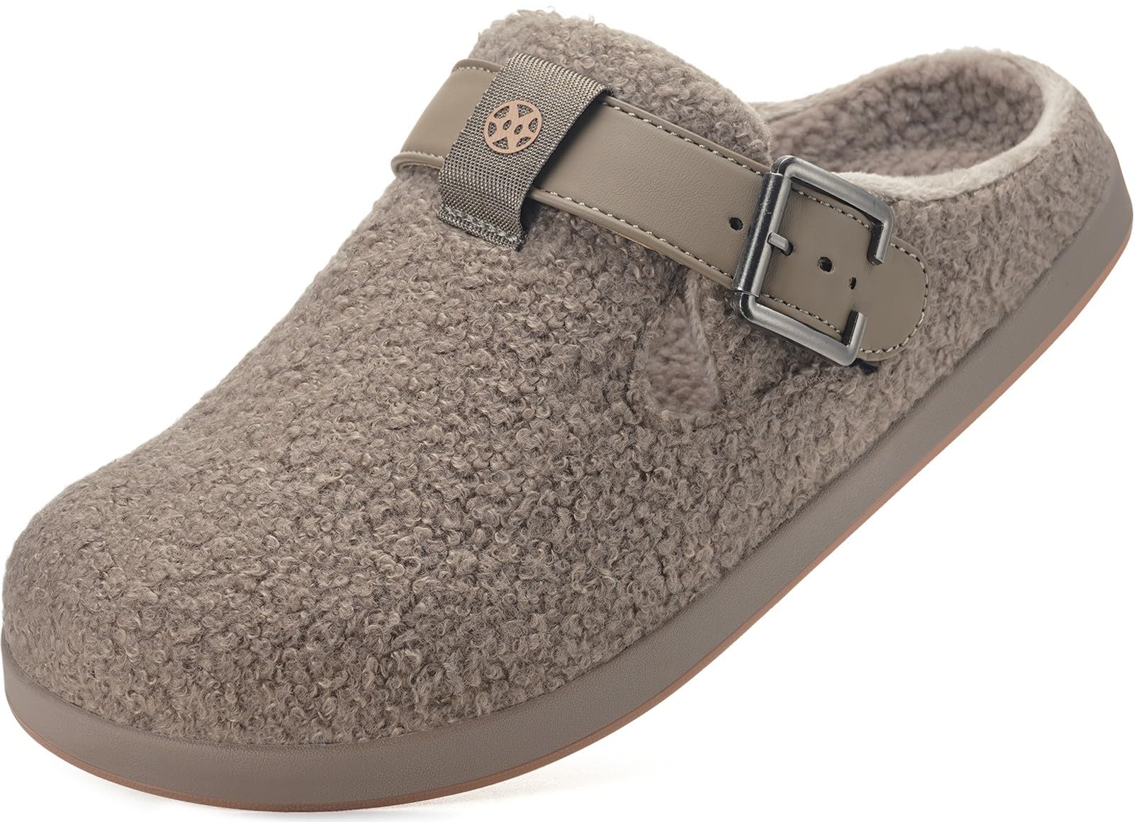 Sisttke Hausschuhe Damen Herren Gefütter Clogs Winter Bequeme Wärme Plüsch Flauschige Haus Pantoletten Gartenschuhe