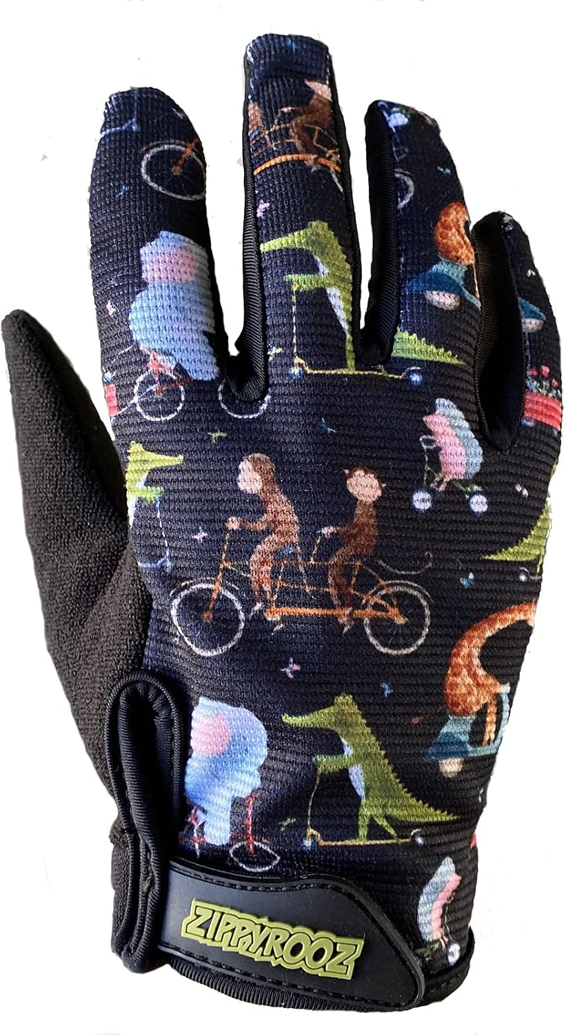 ZippyRooz Toddler & Little Kids Full Long Finger Bike Gloves