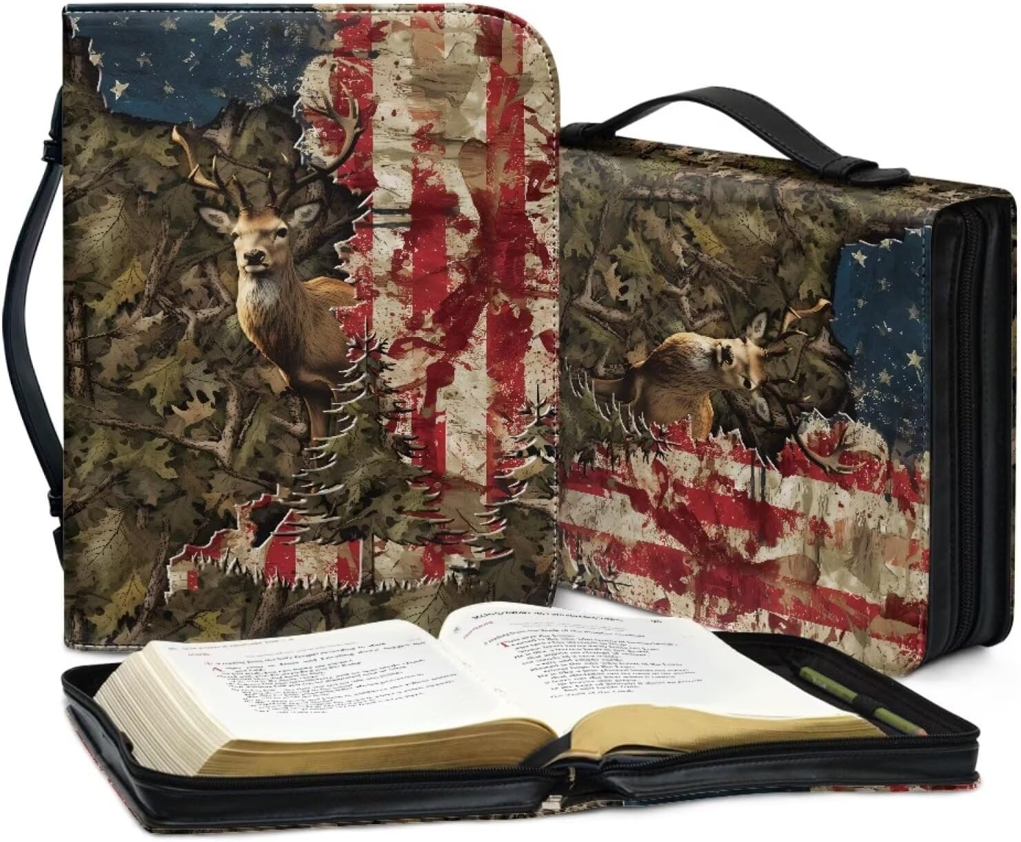 Bible Case Bible Covers for Women Men Crossbody Bag Bible Protective