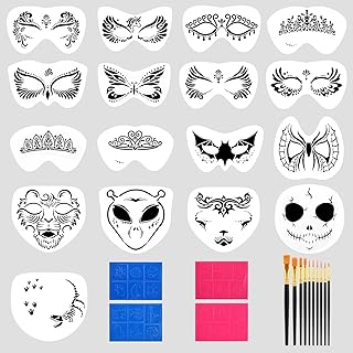 amazon com face painting templates