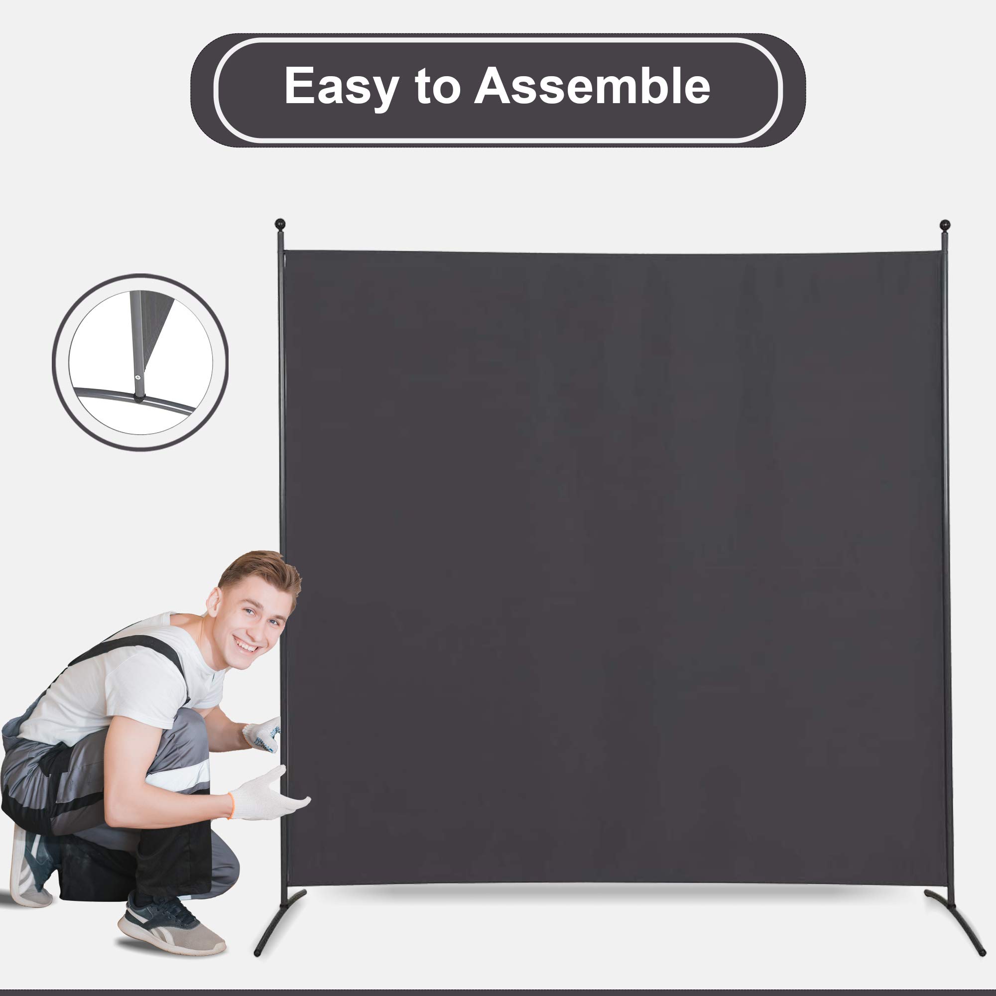 Room Divider Folding Partition Privacy Screen for School, Church
