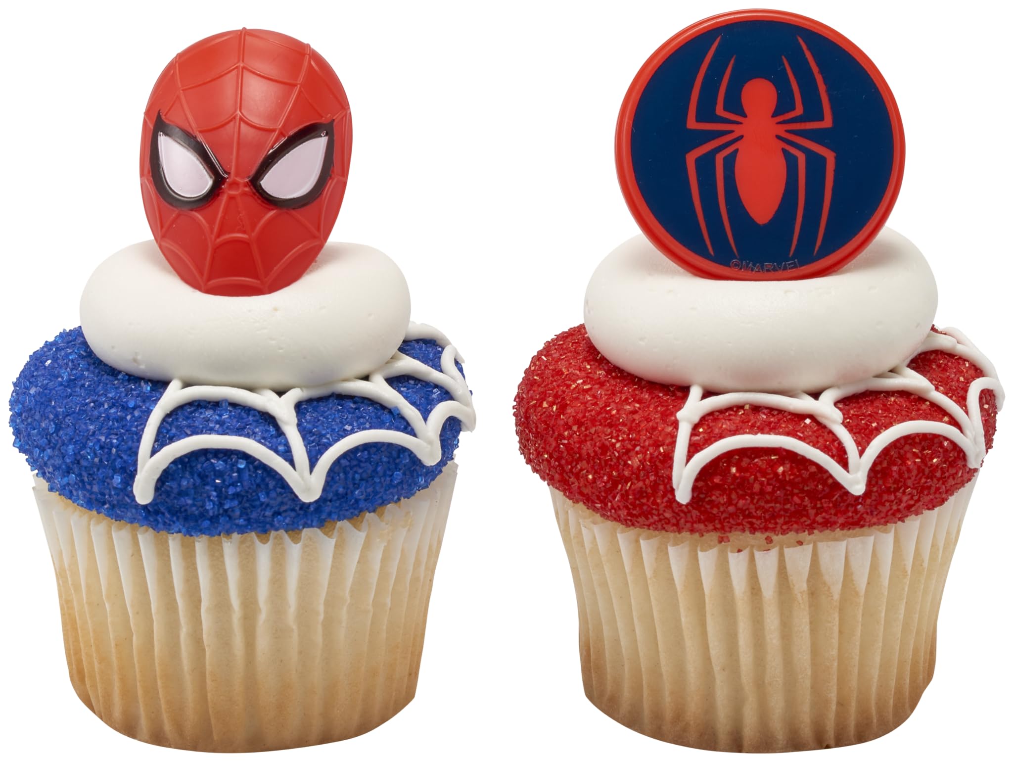 Marvel Spider-Man Cupcake Toppers - 24 Pack -7