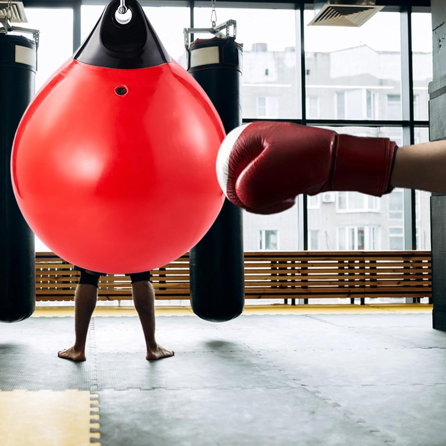 kowaku Water Heavy Bag Punching Bag Fillable Boxing Bag Punching Ball Boxing Training Equipment Speed Ball for Karate, Taekwondo