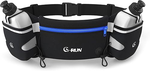 Miniatura 10 de Q-RUN Cinturón de hidratación para correr, Negro