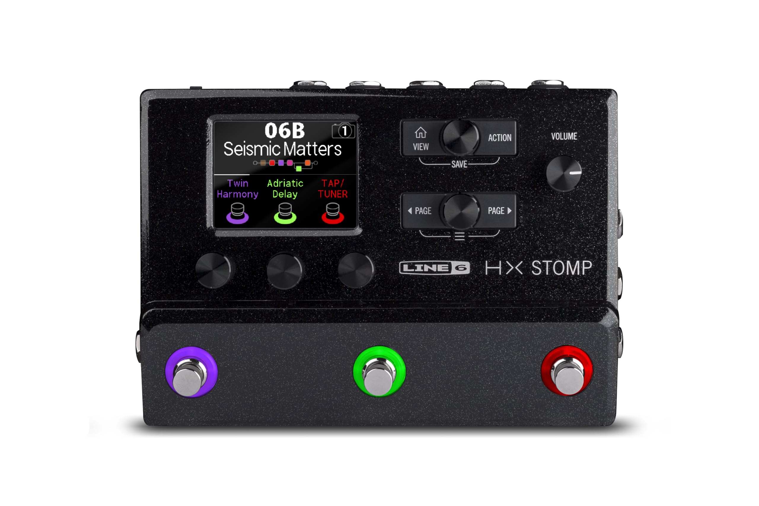 LINE 6 HX STOMP 990602405 Compact Professional Guitar Processor Pedal(Black)