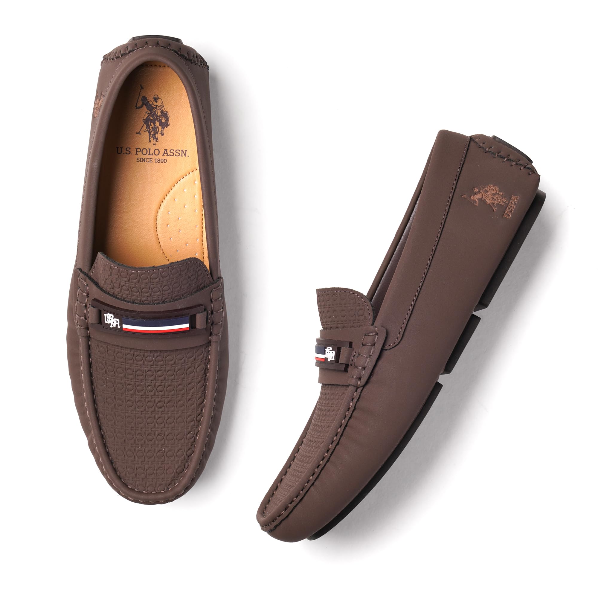 U.S. POLO ASSN. Mens TENO Black Drivers - (UK9) (UK10) (2FD24904Z01) (B0DG5SP7D7) Amazon Price History, Amazon Price Tracker