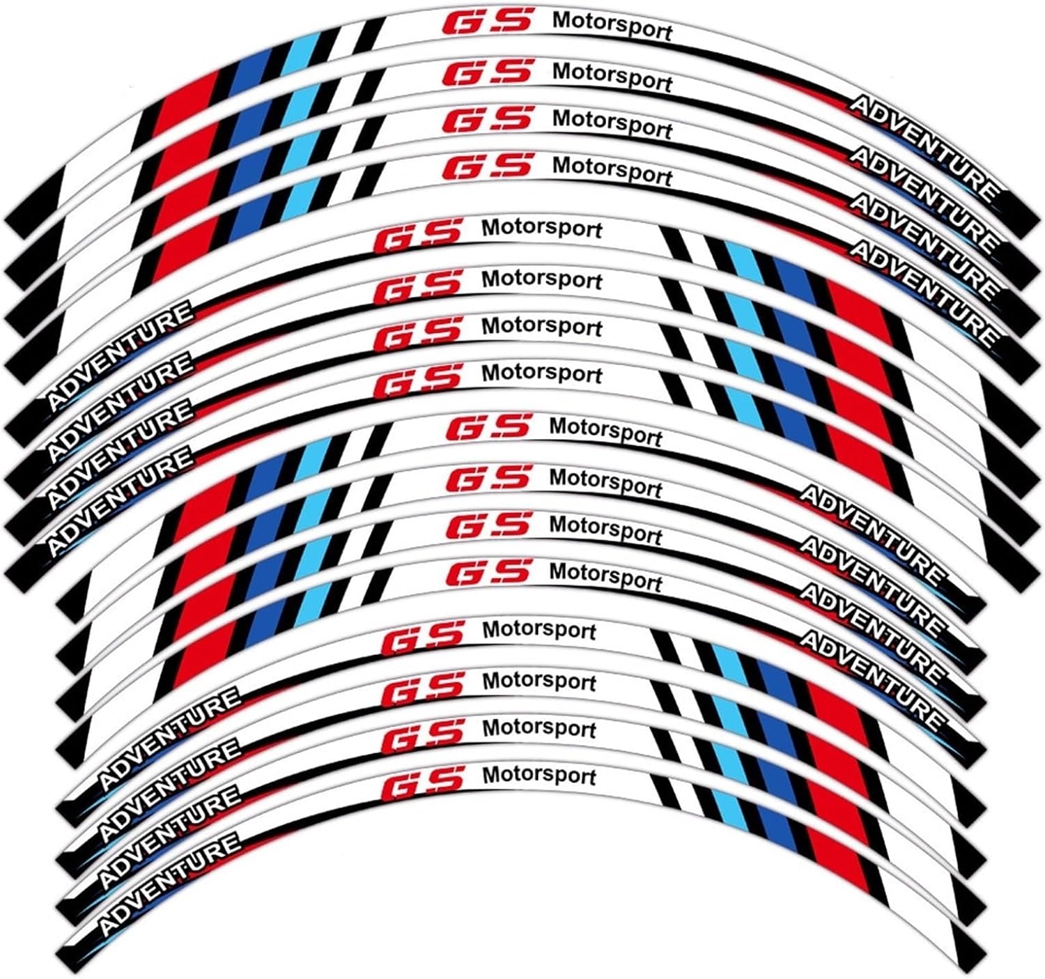 Motorcycle Sticker Wheel Rim Decal for A&dventure for R1200GS R1250GS for F650GS F700GS F750GS Wheel Stickers