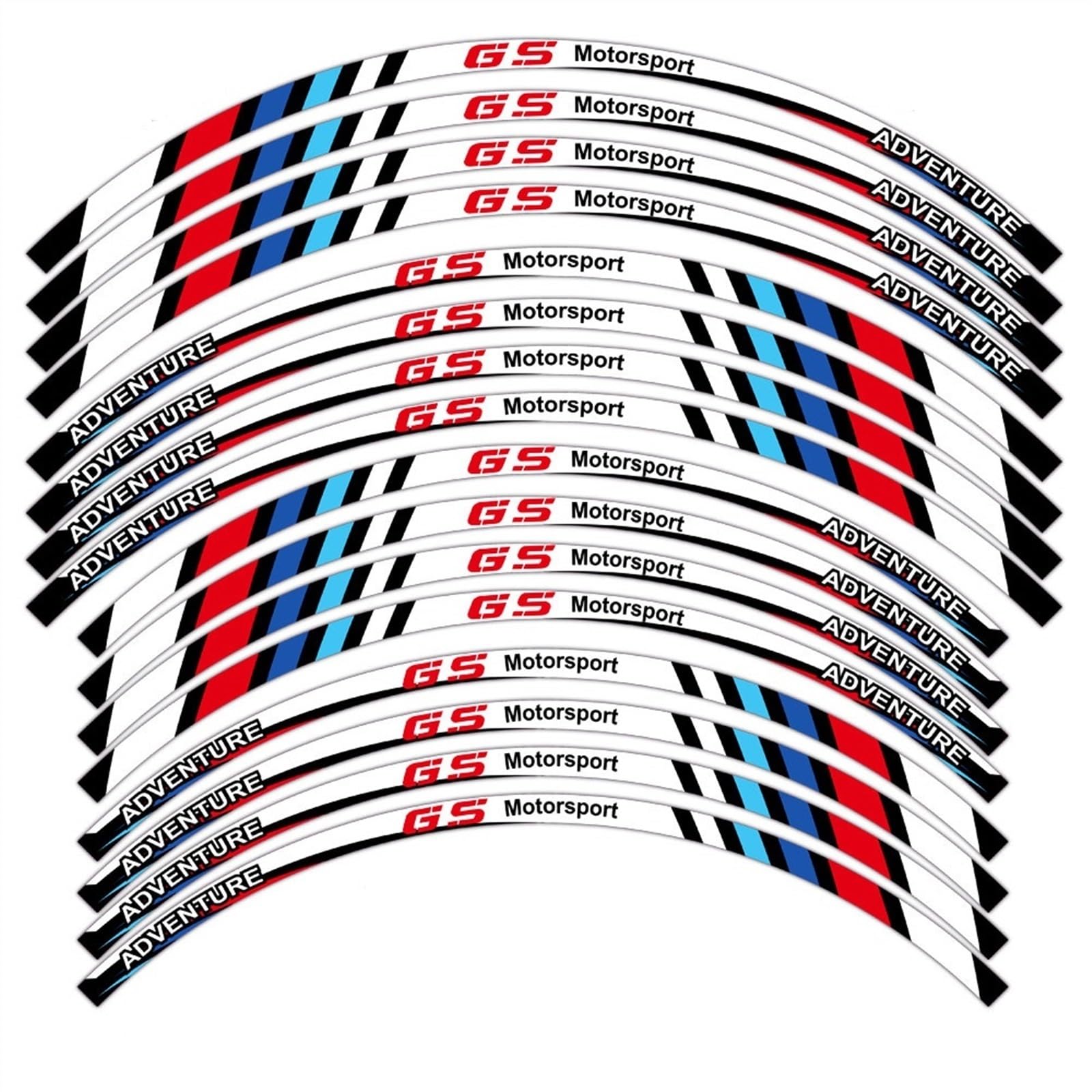 for F650GS F700GS F750GS for R1200GS R1250GS for A&dventure Wheel Stickers Motorcycle Sticker Wheel Rim Decal