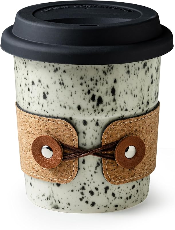 Coffee Travel Mug, Spill Proof Coffee Tumbler Coffee Cup with Lids | Spill Proof Large Tea Mug, Reusable Camping Latte Mugs, Microwave & Dishwasher Safe, Coffee Gifts for Men & Women, 13.5oz