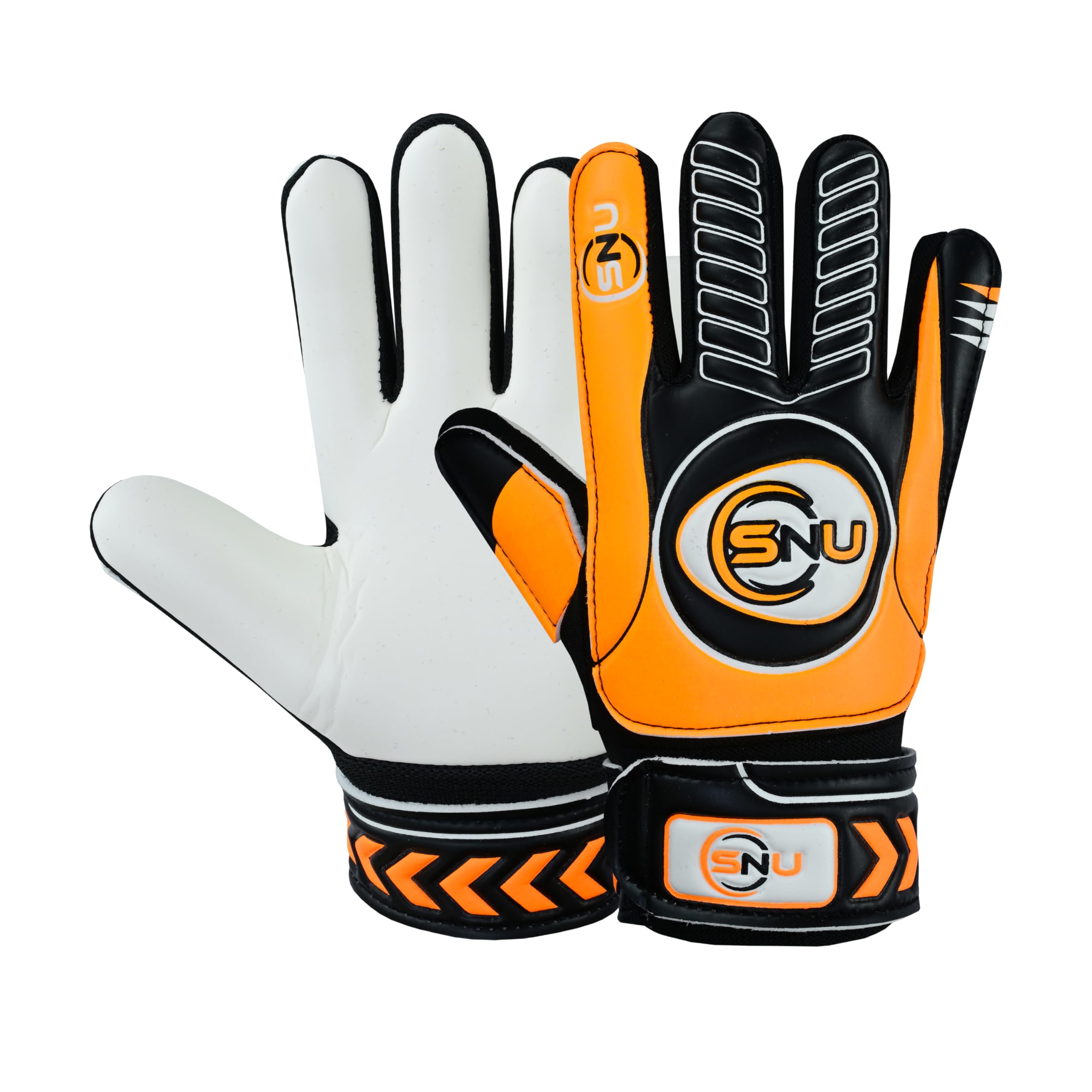 Steelix Junior Football Goalkeeper Gloves for Boys, Kids, and Youth Soccer Goalie Gloves with Super Grip Palms and Durable Protection