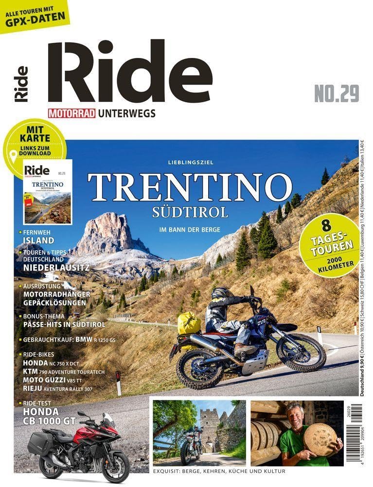 Motorbuch Verlag Ride No. 29 Trentino: Motorrad Unterwegs