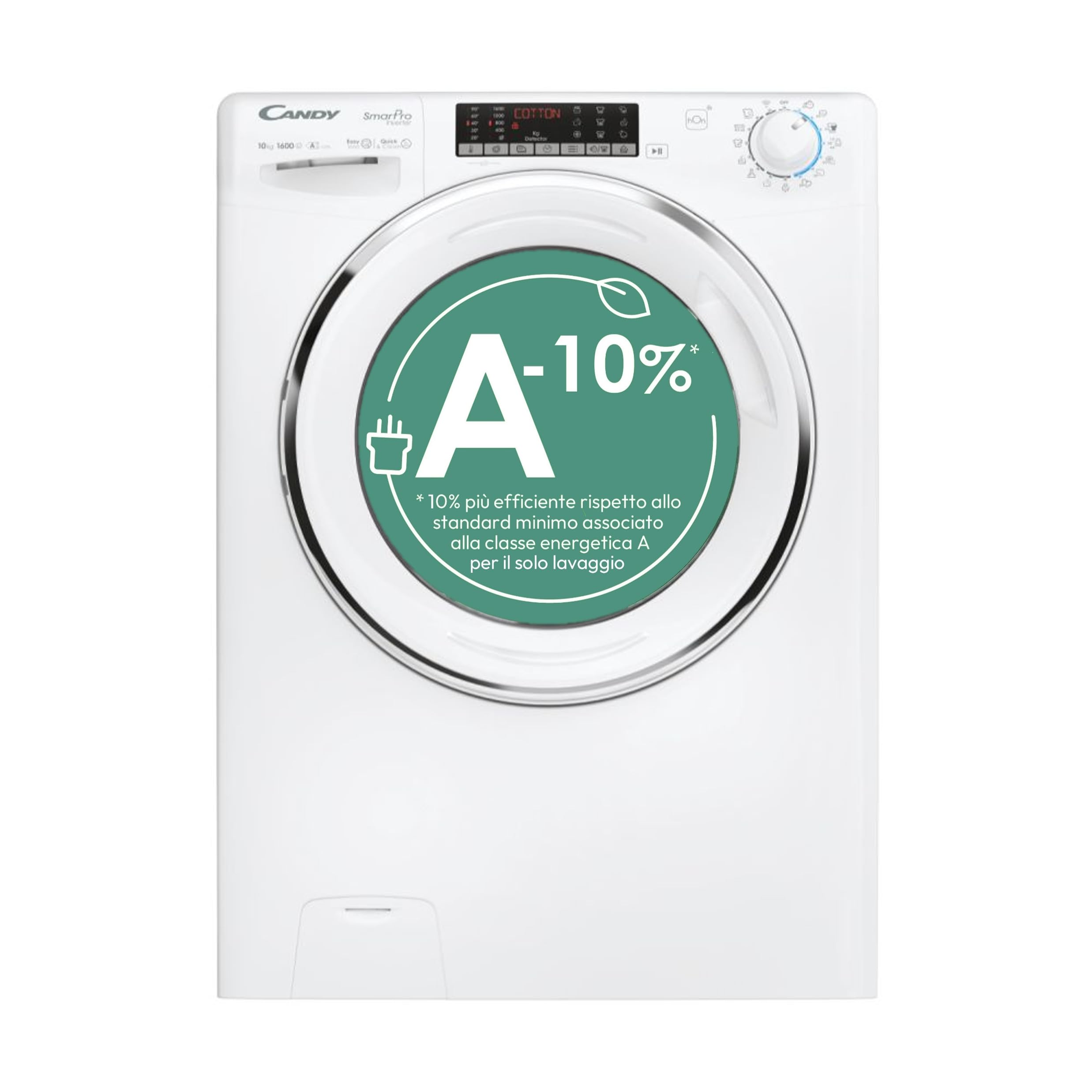 Candy CSO 6106TWMC/1-S lavatrice Caricamento frontale 10 kg 1600 Giri/min Bianco (31018679)