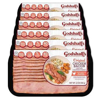 Godshalls 12oz Chicken Bacon 6 pk