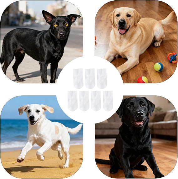 20pcs Disposable Dog Boots for Injured Paws Waterproof Dog Socks Paws Stop Licking,Disposable Dog Paw Bandage Indoor and Outdoor Walking,Medium Dogs Paw Protectors(M(16-38 lb))