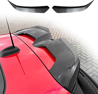 Car Roof Spoiler Wing Rear Window Top Spoiler Compatible with BMW Mini Cooper S JCW F65 F66 J01 2024-2025, Carbon Fiber Look