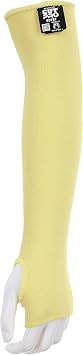 MCR Safety 9378T CutPro Sleeve with Thumb Slot, 18-Inch, Yellow, 1-Sleeve