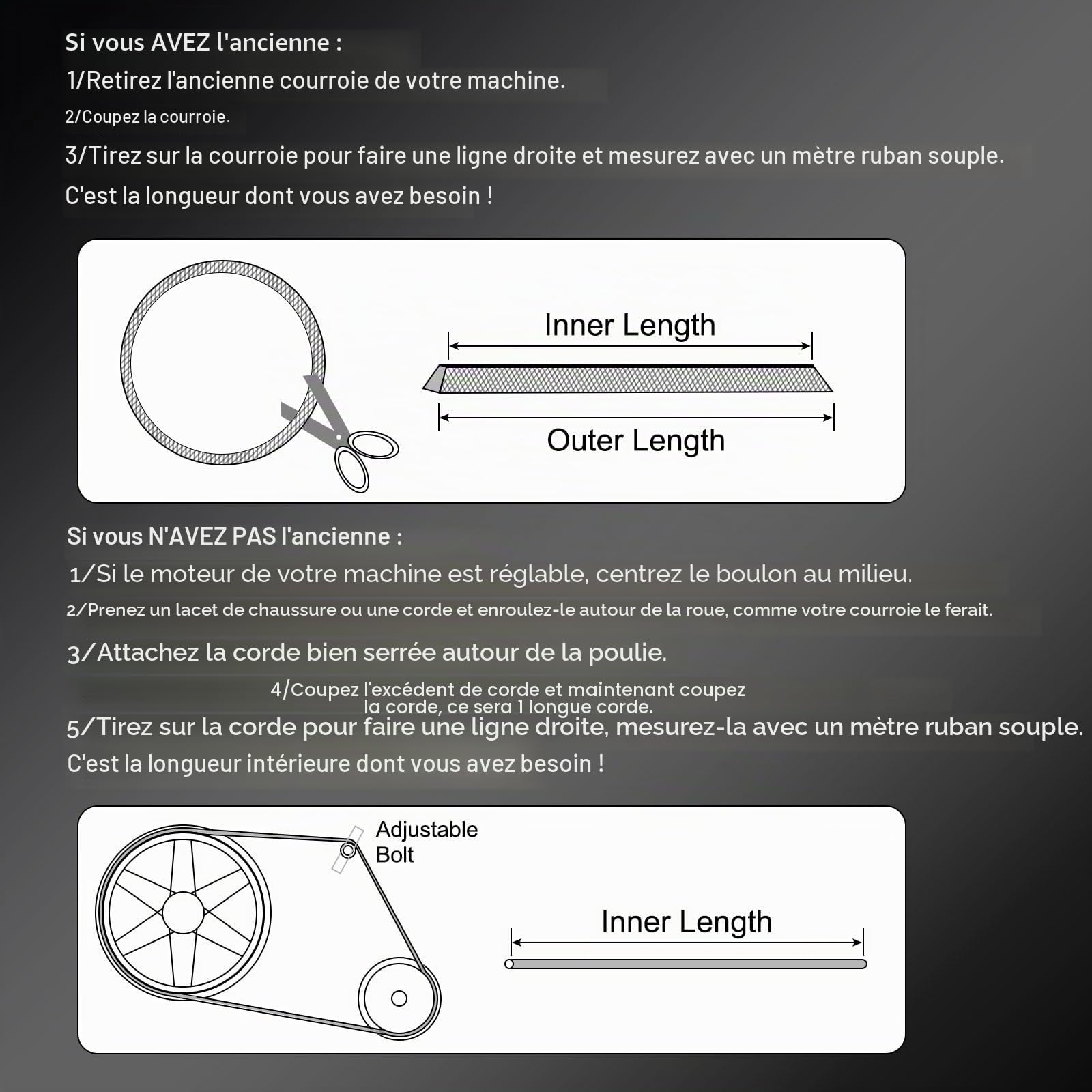 QUARKZMAN 2Pcs SPZ-1800 Courroies Trapézoïdales en Caoutchouc de Transmission Industrielle Puissance 1800mm Circonférence de Pas,10mm Largeur, 8mm Hauteur, 1813mm Circonférence Extérieure