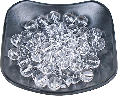 Miniatura 8 de Cuentas redondas de ágata negra natural de 0.394 pulgadas  35 cuentas de piedras preciosas a granel para hacer joyas, pulseras y collares, incluye