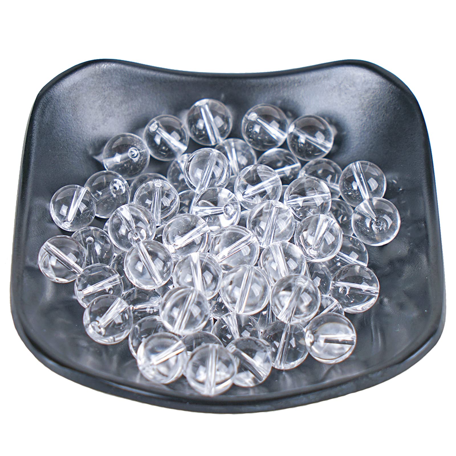 Natural Clear Quartz Round Beads 6mm 60Pcs for DIY Jewelry Making
