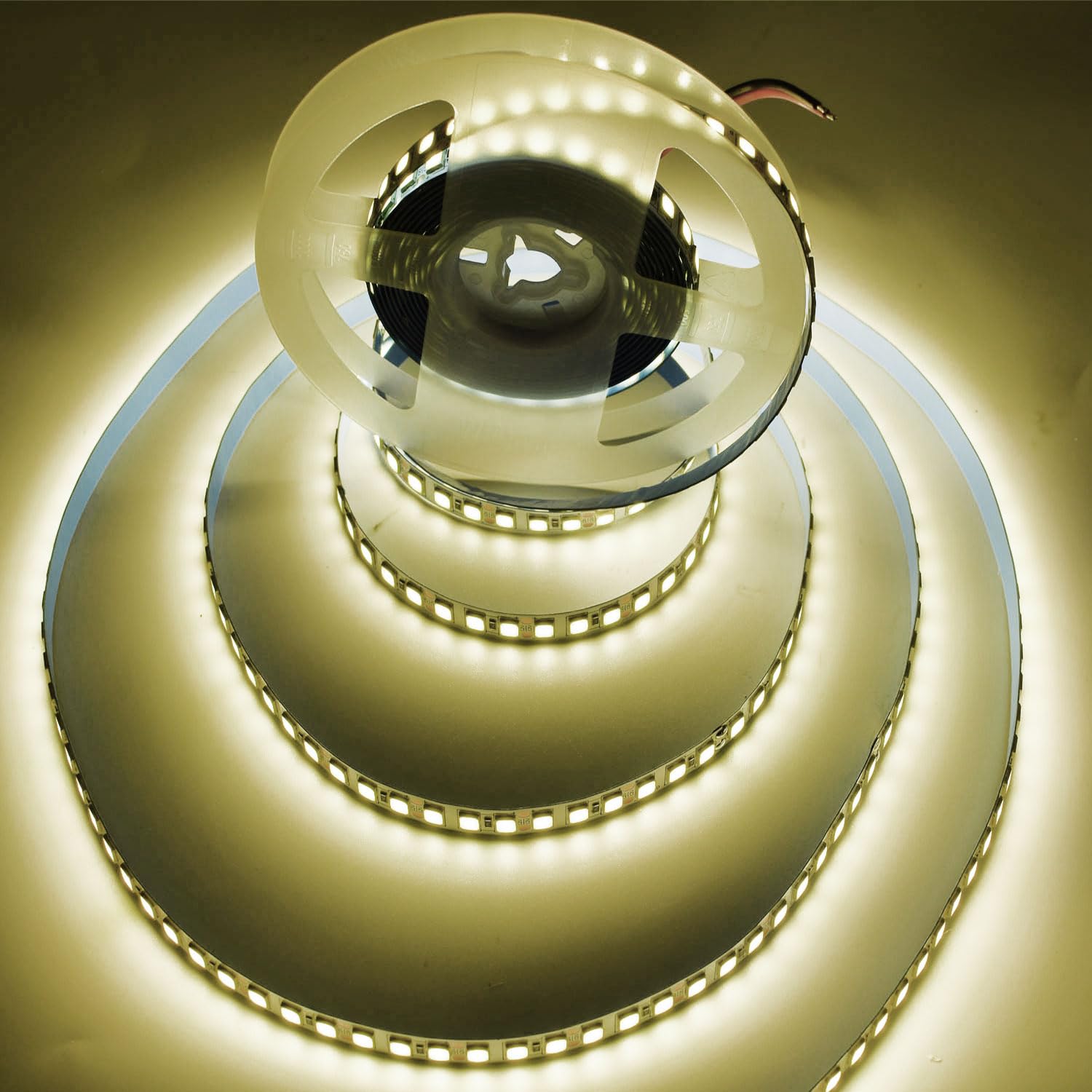 LED Light Strip, 16.4ft 600 Units SMD 5054 LEDs(5050 Upgraded), 16000LM Flexible 12V DC Non-waterproof Light Strips, LED Ribbon, DIY Christmas Home Kitchen Indoor Party Decor (Natural White 4500K)