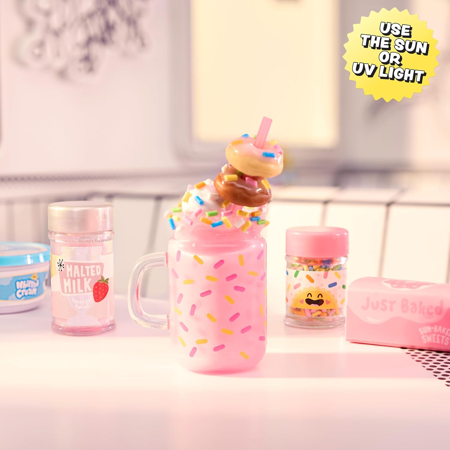 MGA's Miniverse Make It Mini Diner Series 4 (6 Pack), Mini Collectibles - Mystery Blind Packaging, DIY, Resin Play, Replica Food, NOT Edible, Collectors, 8+