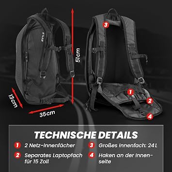 Bogotto Hump Motorcycle Backpack