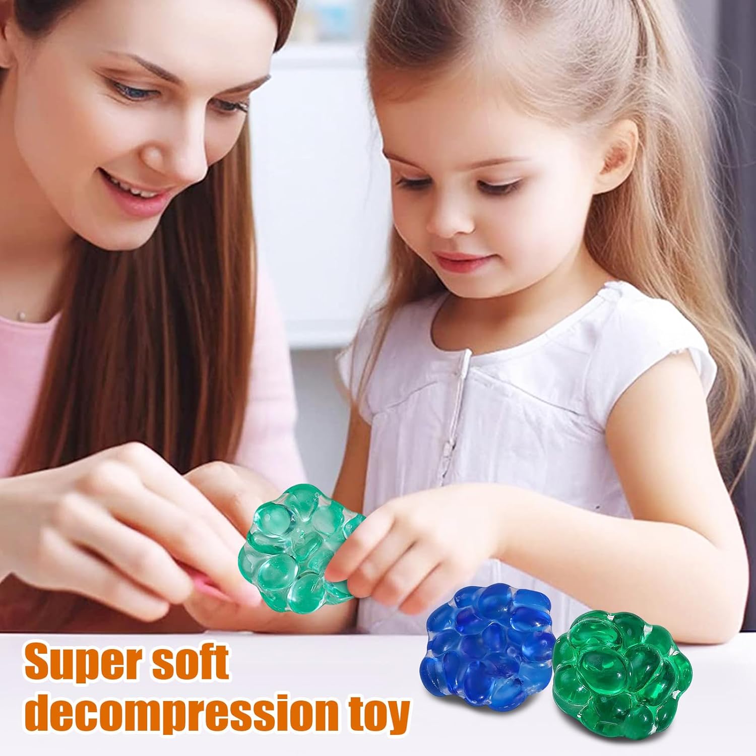 Cute Squeeze Toys Collection, Vibrant Color Choices, Super Soft Slow Rising Sensory Stress Balls, Fun Endless Cuteness Squeeze Pals, Portable Desk Fidget Toy for Relaxation